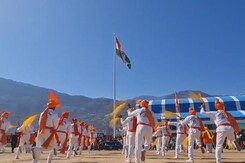 Army Unfurls 100-Foot Tall National Flag In Jammu And Kashmir's Doda Army Unfurls 100-Foot Tall National Flag In Jammu And Kashmir's Doda
