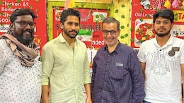 Naga Chaitanya Enjoys A Foodie Day Out In Hyderabad. See Pics