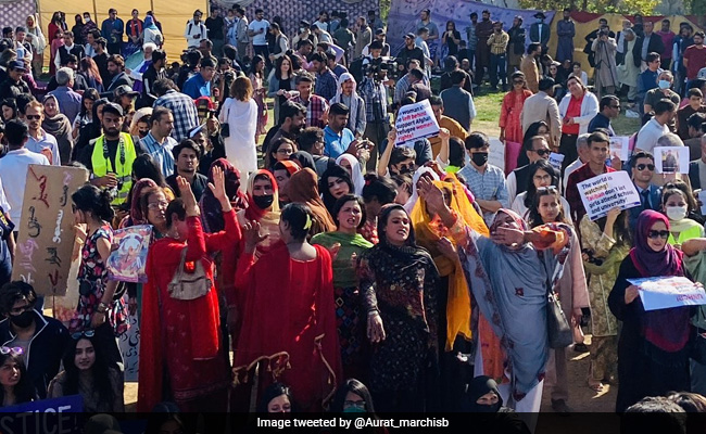 Women March To Defend Rights Across Globe Mark Women's Day