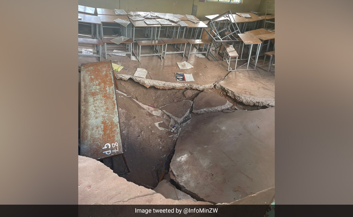 Zimbabwe School Swallowed By A Mining Sinkhole; 17 Injured