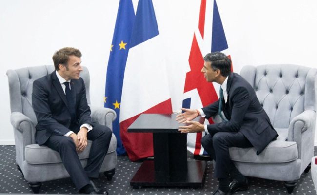 UK's Rishi Sunak and France's Macron To Discuss Migration And Ukraine