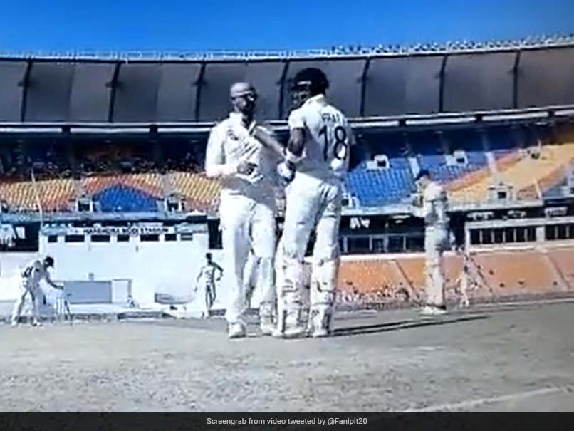 Virat Kohli vs Nathan Lyon: विराट कोहली ने अचानक लियोन रोका और कही ऐसी बात, दोनों लाइव मैच में लगाने लगे ठहाका