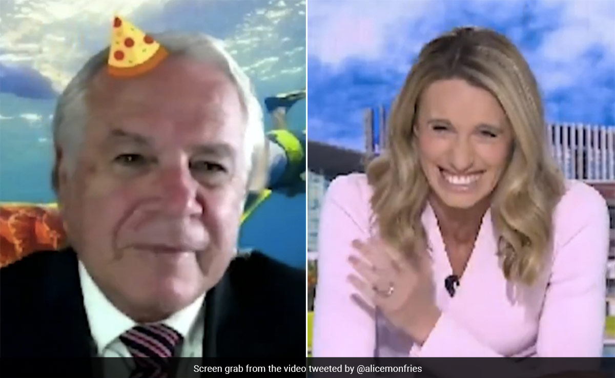 TV Presenter Can't Stop Laughing Over Guest's Zoom Filter Fails