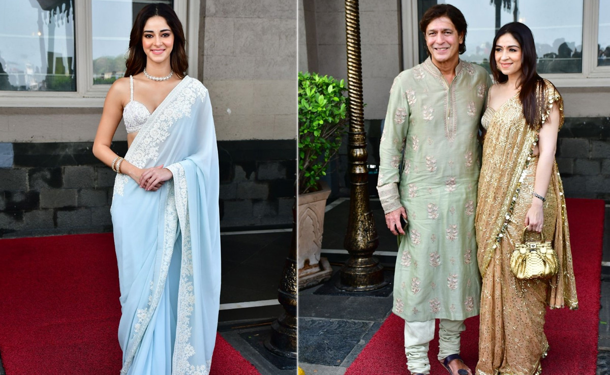 Pics: Ananya Panday, Chunky-Bhavana, Jackie Shroff And Others At Alanna's Wedding