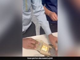 Video: Man Caught Trying To Smuggle Gold In Slippers At Bengaluru Airport Video: Man Caught Trying To Smuggle Gold In Slippers At Bengaluru Airport