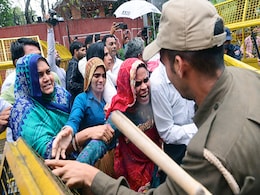 BJP MLA Says Cops Caused Neck Injury During Pulwama Widows' Protest BJP MLA Says Cops Caused Neck Injury During Pulwama Widows' Protest