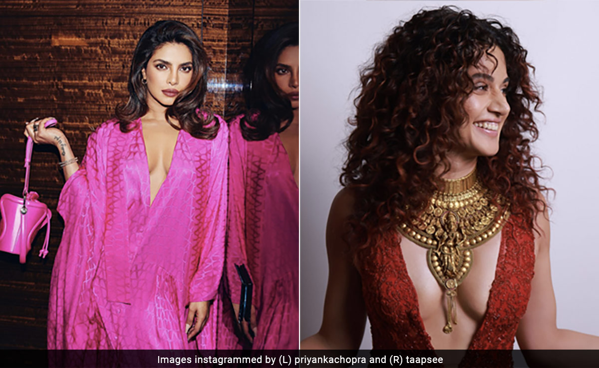 Like Priyanka Chopra, Taapsee Pannu And More, Find Out How To Wear Plunging Necklines Without Any Awkwardness