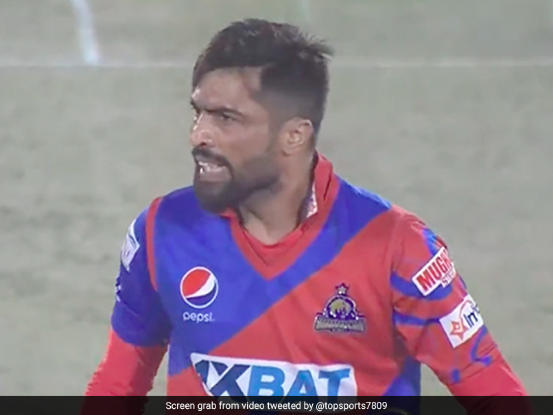 Watch: Mohammad Amir's Angry Outburst At Teammate In PSL Match