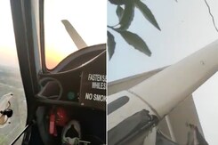 Watch: Onboard Camera Shows Glider Crashing Into House Just After Take Off Watch: Onboard Camera Shows Glider Crashing Into House Just After Take Off