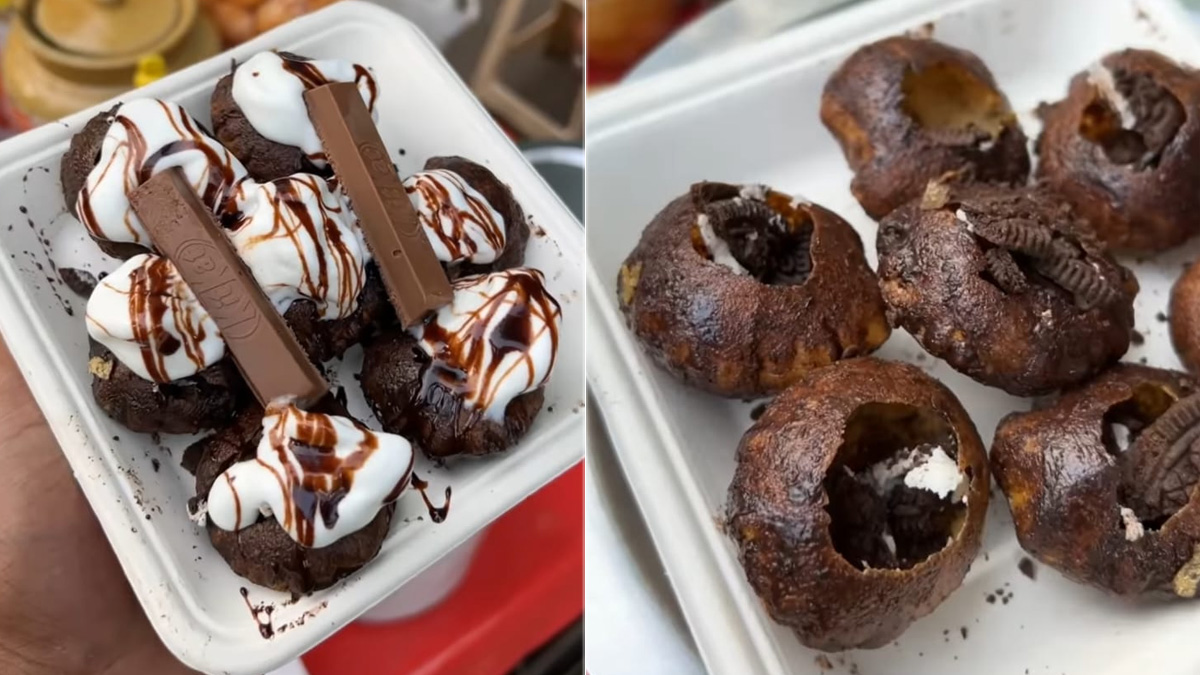 Man Adds Kit Kat, Ice Cream And More To Make Chocolate Pani Puri