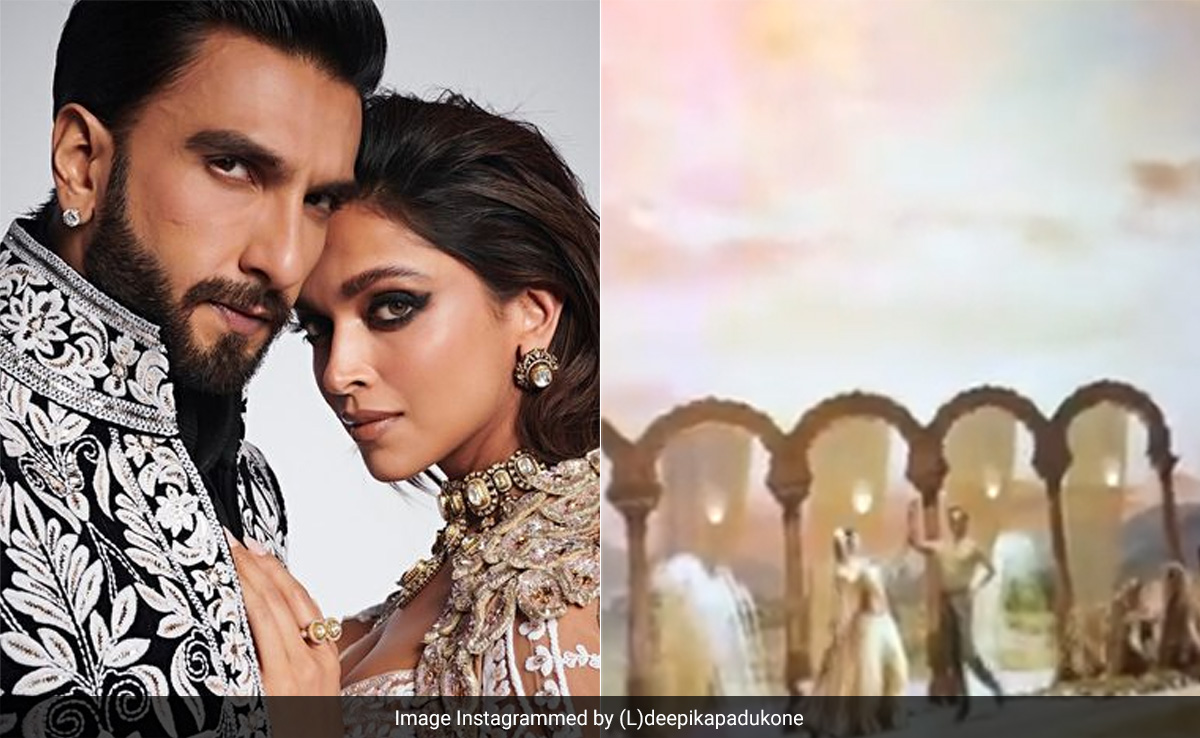 Ranveer Singh Dances With Wife Deepika Padukone To <i>Mohe Rang Do Laal</i> But There Is A Twist