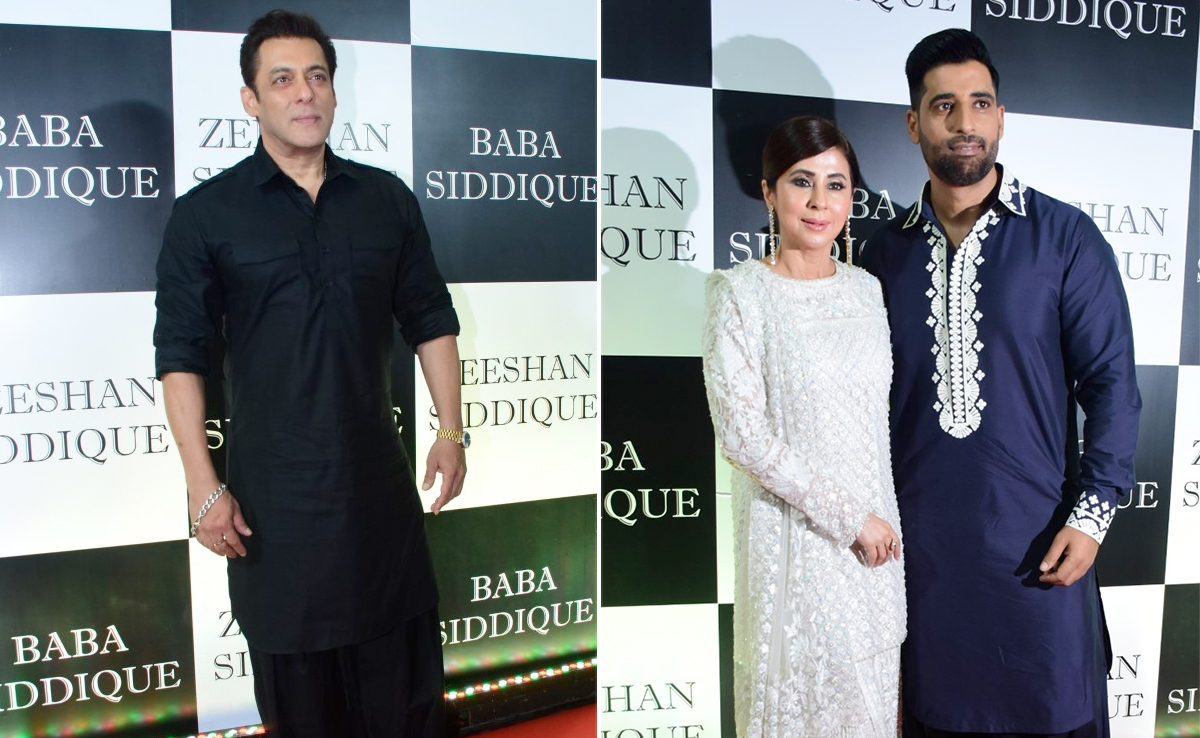Pics: Salman Khan And Family, Urmila Matondkar And Other Stars At Baba Siddique's Iftar Party