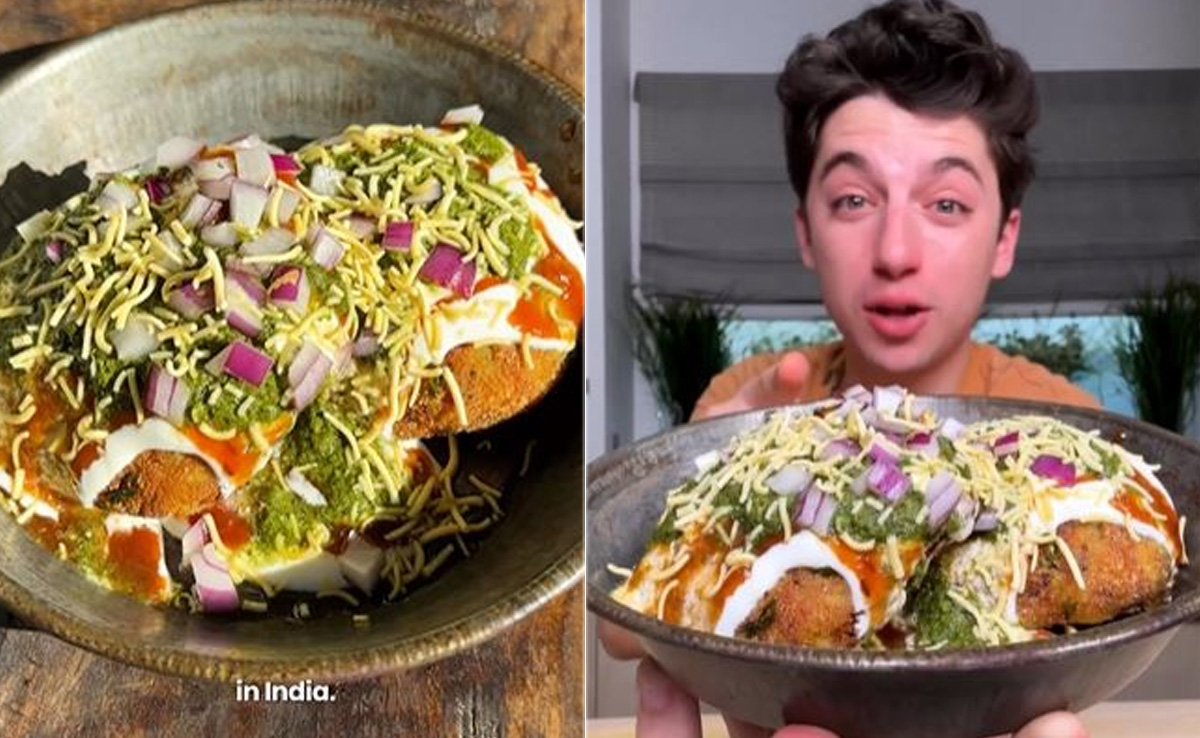 Popular US Blogger Makes Authentic Aloo Tikki Chaat, Leaves Indians Drooling
