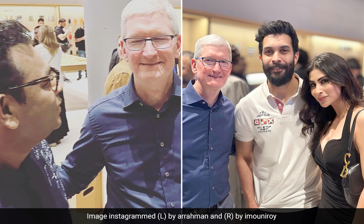 Inside Pics From Apple Store Launch: Rahman, Mouni Roy And Others With Tim Cook