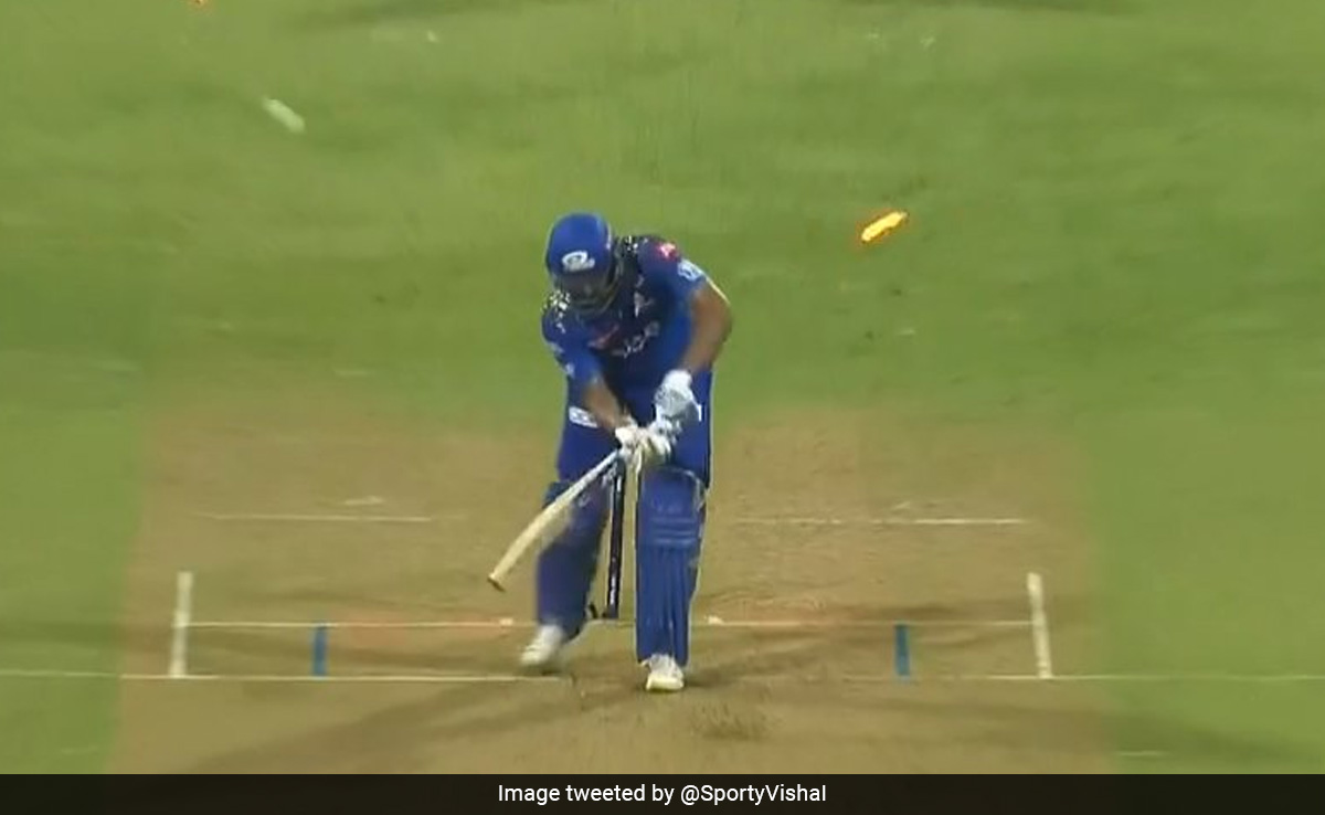 Watch: Rohit Sharma Shocked As CSK Pacer Tushar Deshpande Rattles MI Skipper's Stumps