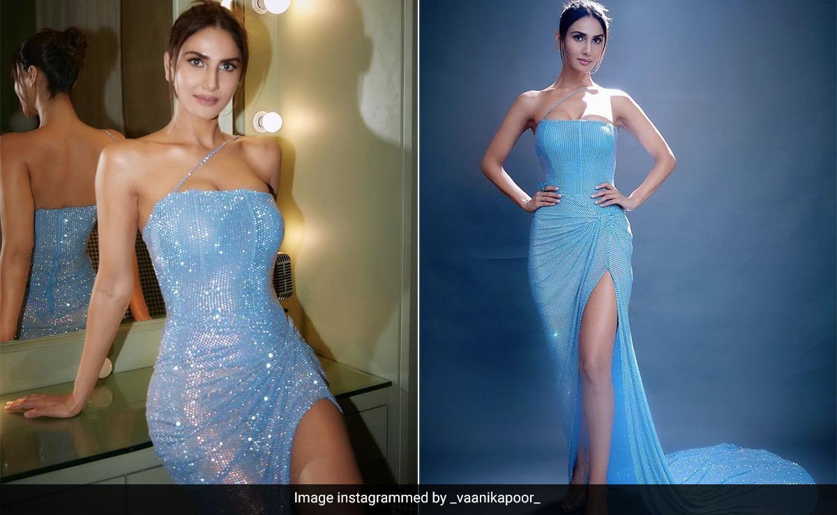 Vaani Kapoor's Glimmering Blue Gown Will Take You To The Nearest After Party