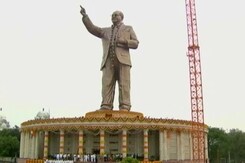 125 Feet Tall BR Ambedkar Statue Unveiled By KCR In Hyderabad 125 Feet Tall BR Ambedkar Statue Unveiled By KCR In Hyderabad
