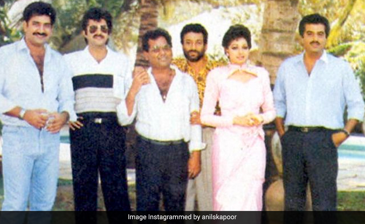 Anil Kapoor Shares A 30-Year-Old Pic Of Sridevi And Satish Kaushik From <i>Roop Ki Rani Choron Ka Raja</i> Set