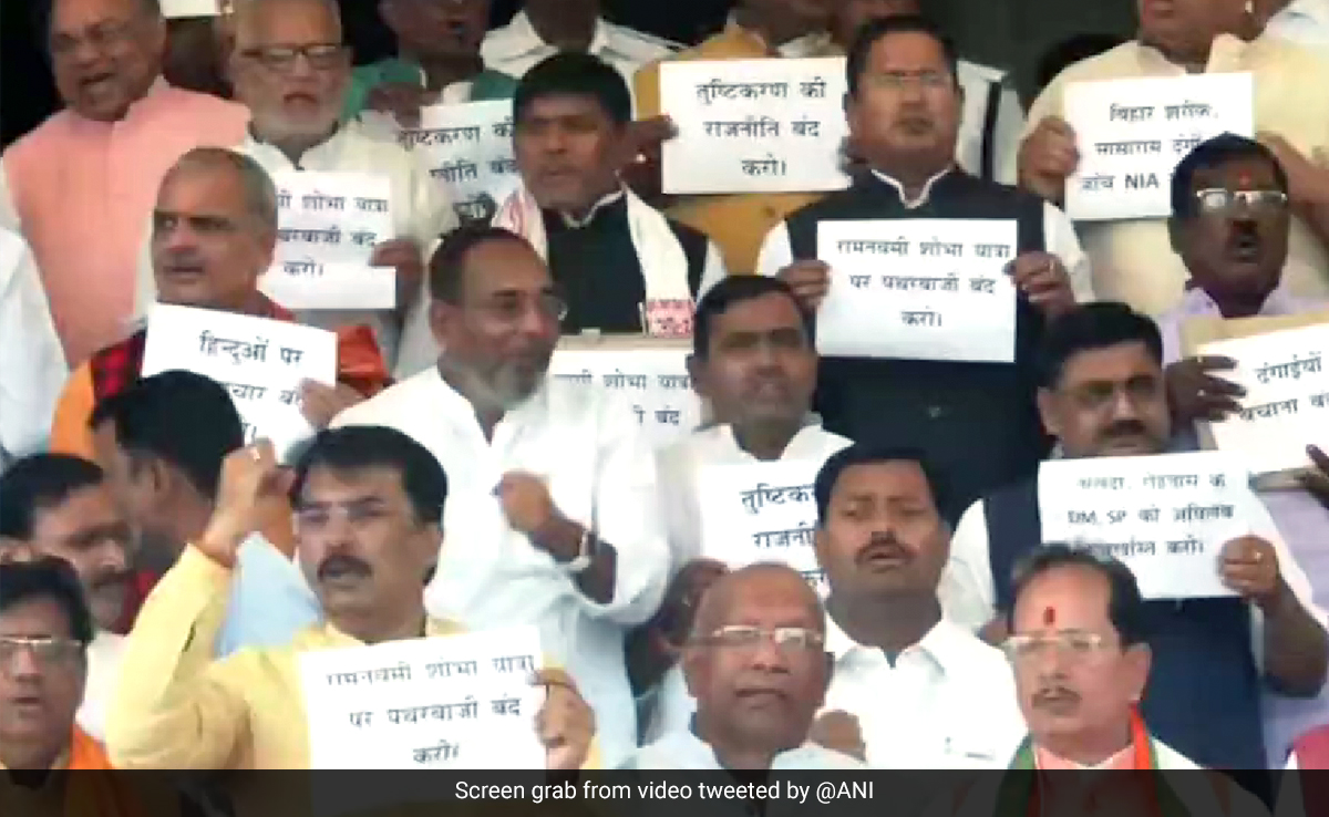 Bihar Assembly Adjourned Amid Uproar Over Ram Navami Clashes