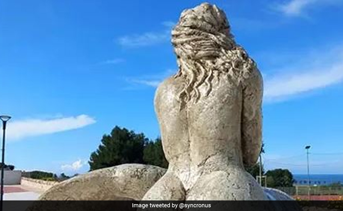 Curvy Mermaid Statue In Southern Italy Sparks Outrage For Being "Provocative "
