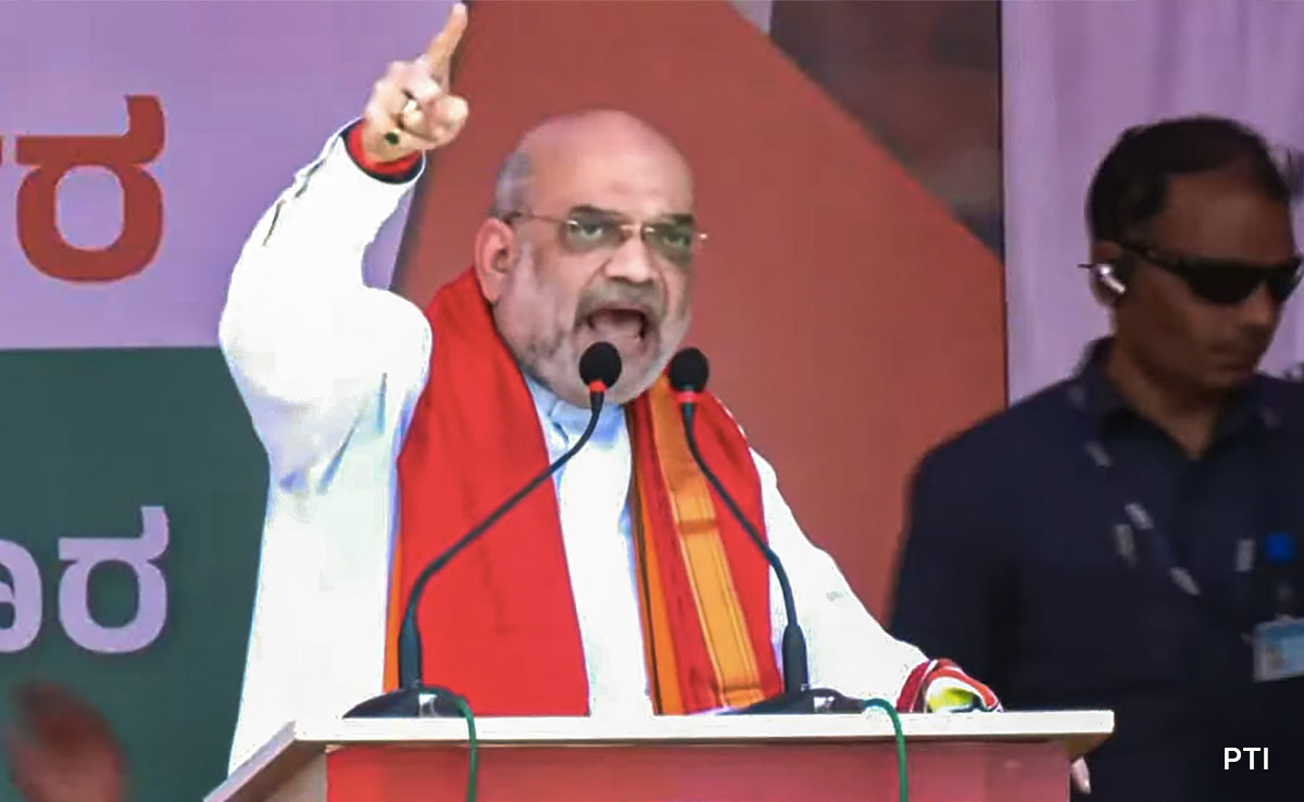 "Rectified Wrong Done By Congress": Amit Shah On Karnataka Muslim Quota