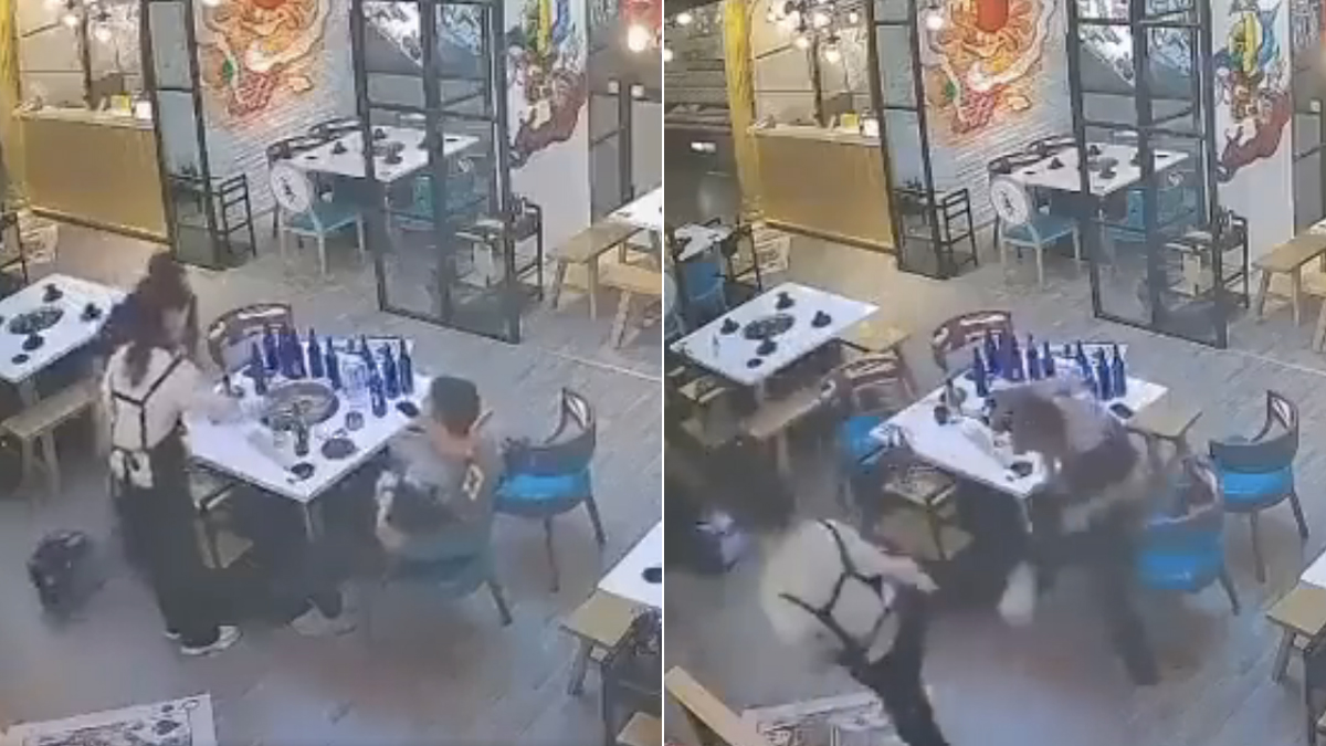 Waitress Fights Two Misbehaving Customers, Twitter Calls Her "Female Bruce Lee"