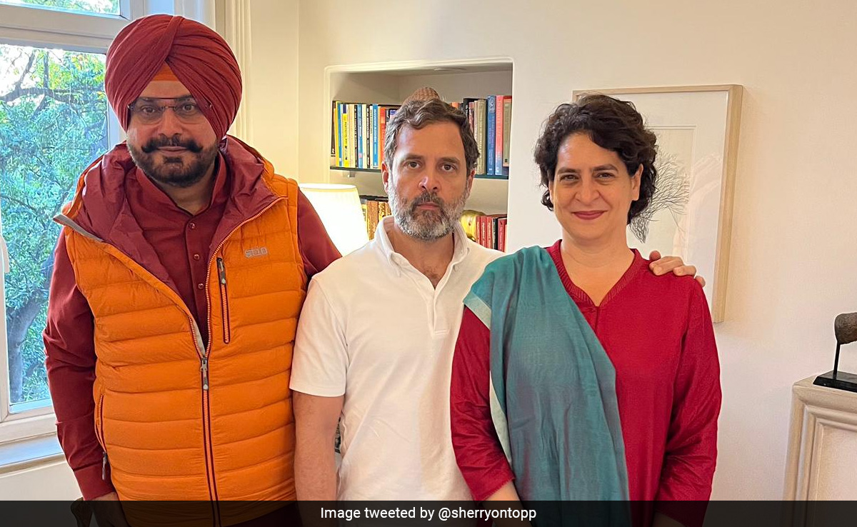 "ना झुकेंगे और ना ही एक इंच पीछे हटेंगे": जेल से रिहाई के बाद राहुल और प्रियंका गांधी से मिले नवजोत सिंह सिद्धू