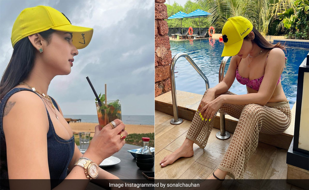 Sonal Chauhan's Sunny Yellow Cap Is A Fixture Throughout Her Breezy Weekend Style