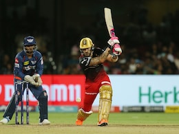 Watch: "Absolute Carnage" As Faf Du Plessis Hits 115m Six vs LSG. Virat Kohli, Glenn Maxwell Impressed