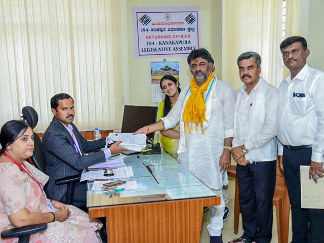 It's DK Shivakumar vs BJP's R Ashoka, Congress Leader's Nomination Accepted