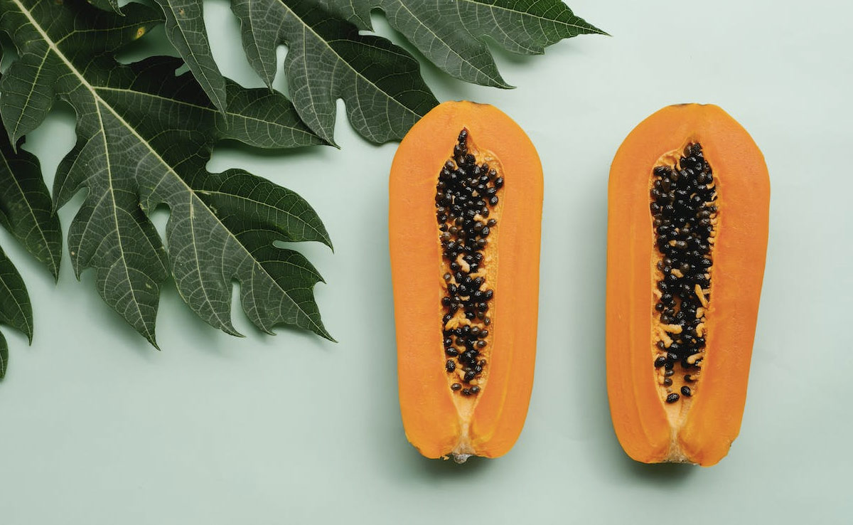 Papaya is rich in vitamin A, which is essential for good health