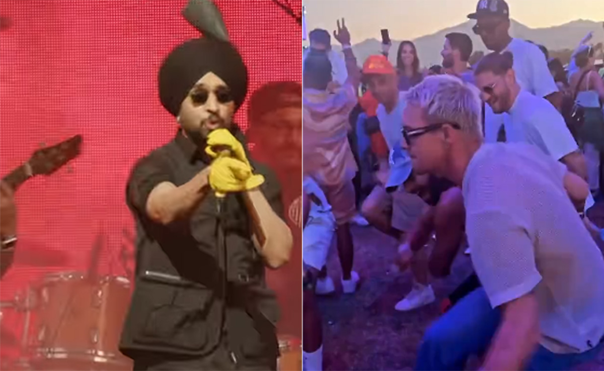Viral: At Diljit Dosanjh's Coachella Concert, DJ Diplo Grooves To <i>Patiala Peg</i>. Watch