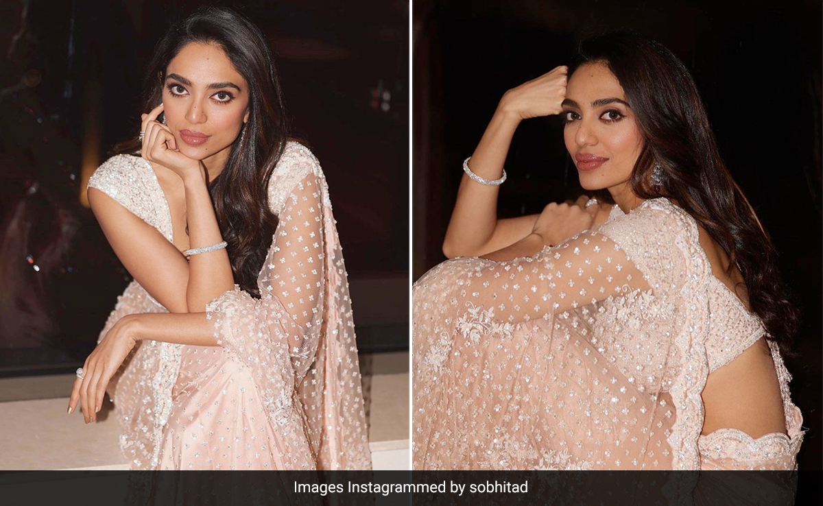 "The Mood Was Heroine" And Sobhita Dhulipala Played Her Part To Perfection In A Shimmering <i>Saree</i>