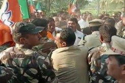 Telangana BJP Chief Arrested Ahead Of PM Modi's Visit Telangana BJP Chief Arrested Ahead Of PM Modi's Visit