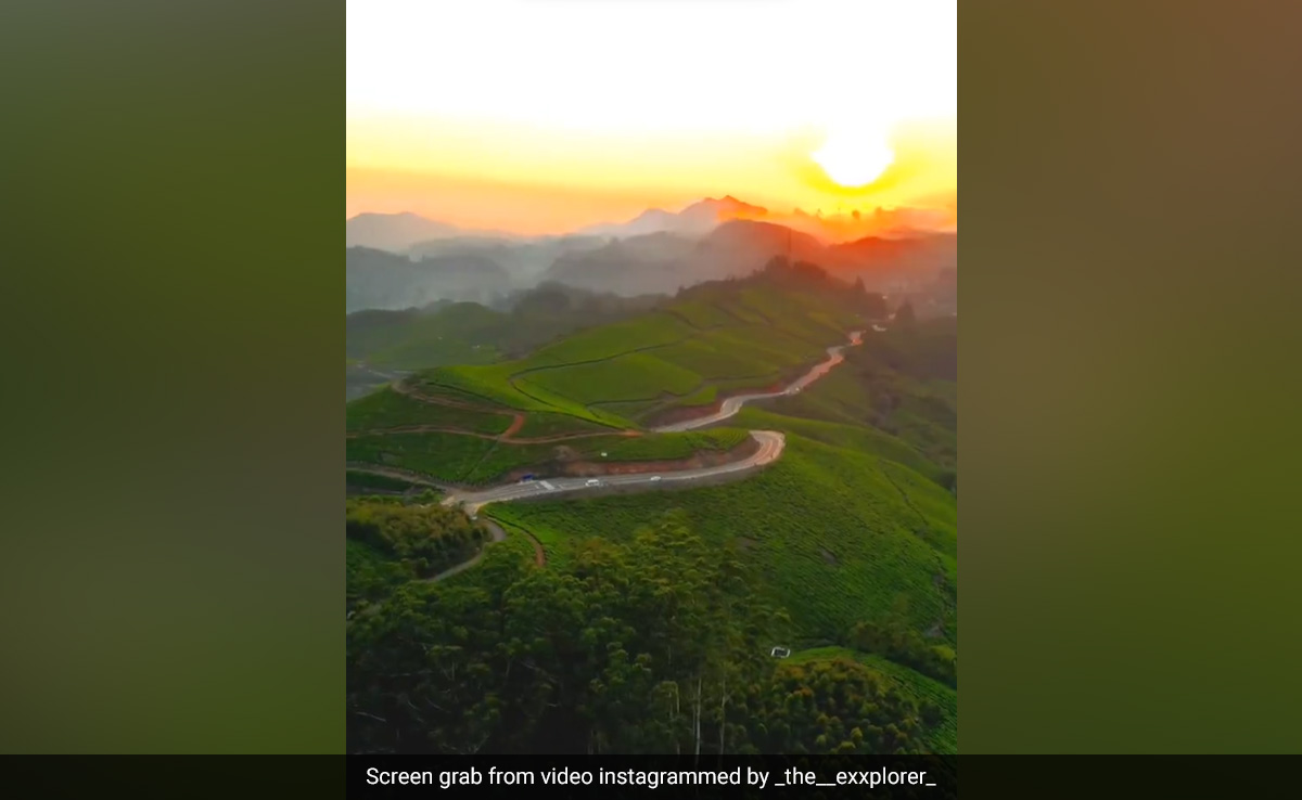 Aerial Video Showing Winding Roads Amid Lush Green Hills In Kerala Wows Internet