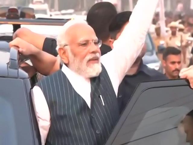 PM Modi Holds Mega Roadshow In Assam