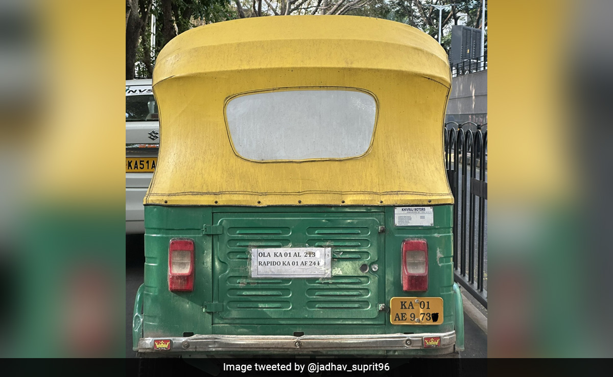 Viral Pic Of Bengaluru Auto Rickshaw With 3 Registration Numbers Sparks Debate Online