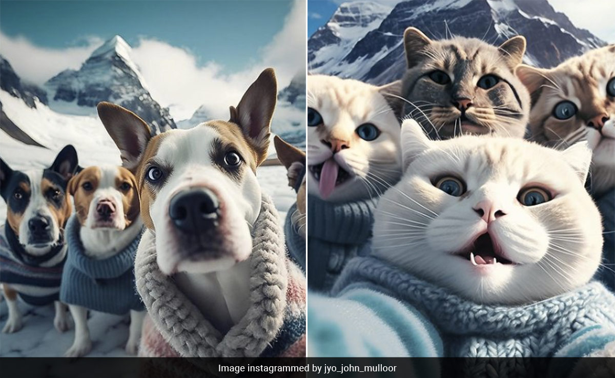 Artist Uses AI To Generate Pics Of Animals Taking Selfies, Results Leave Internet Stunned