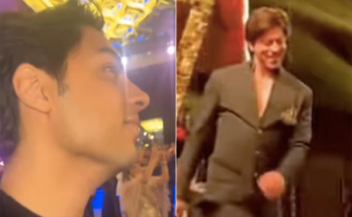 Viral: Aryan Khan's Face As Dad Shah Rukh Khan Dances To <I>Pathaan</I> Song - Priceless