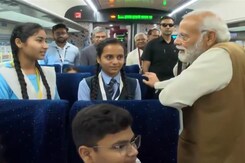 PM Interacts With Children After Inaugurating Bhopal-Delhi Vande Bharat Express PM Interacts With Children After Inaugurating Bhopal-Delhi Vande Bharat Express