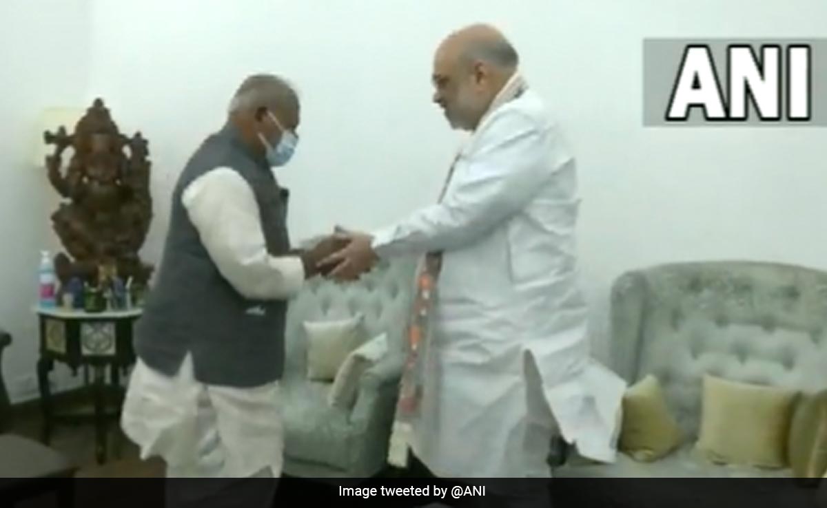 Nitish Kumar's Ally Jitan Manjhi Meets Amit Shah But Denies Alliance Buzz