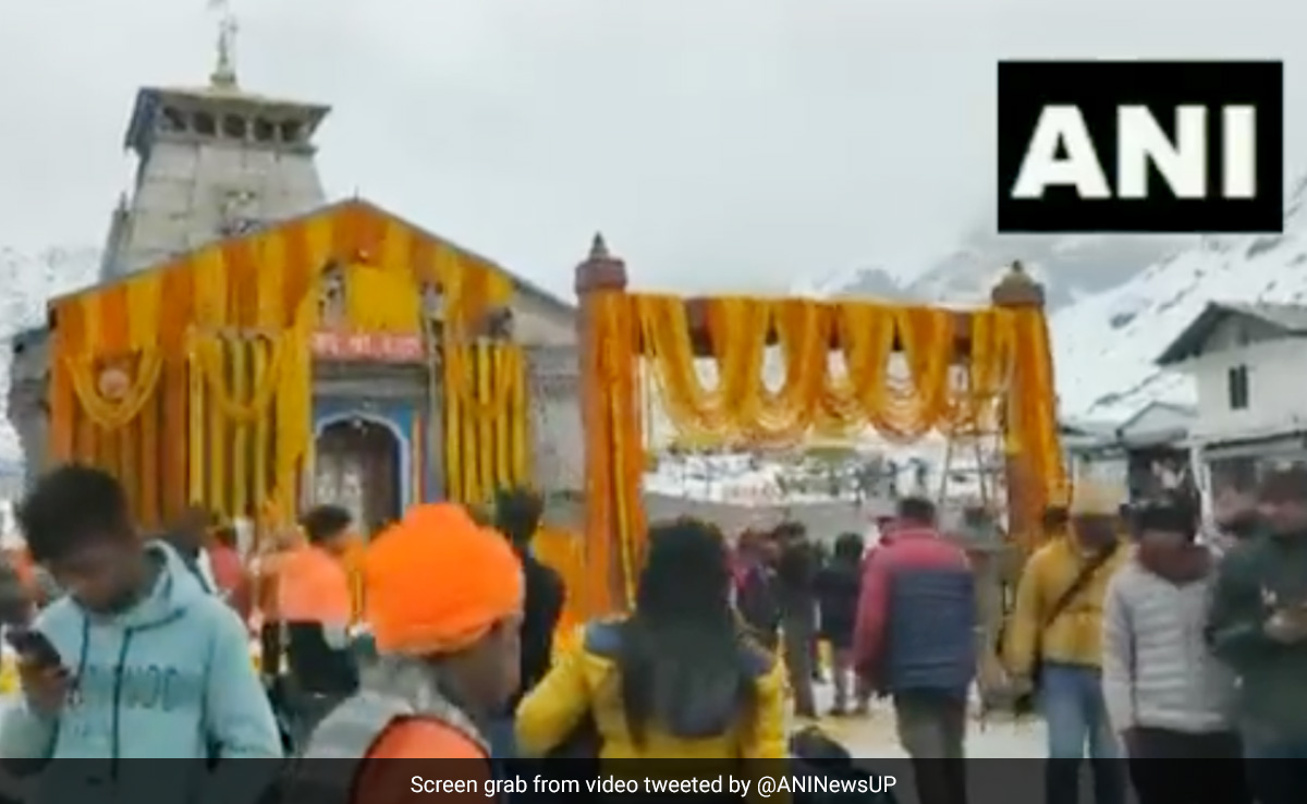 Kedarnath Temple Opens Tomorrow, Yatra Suspended Due To Bad Weather