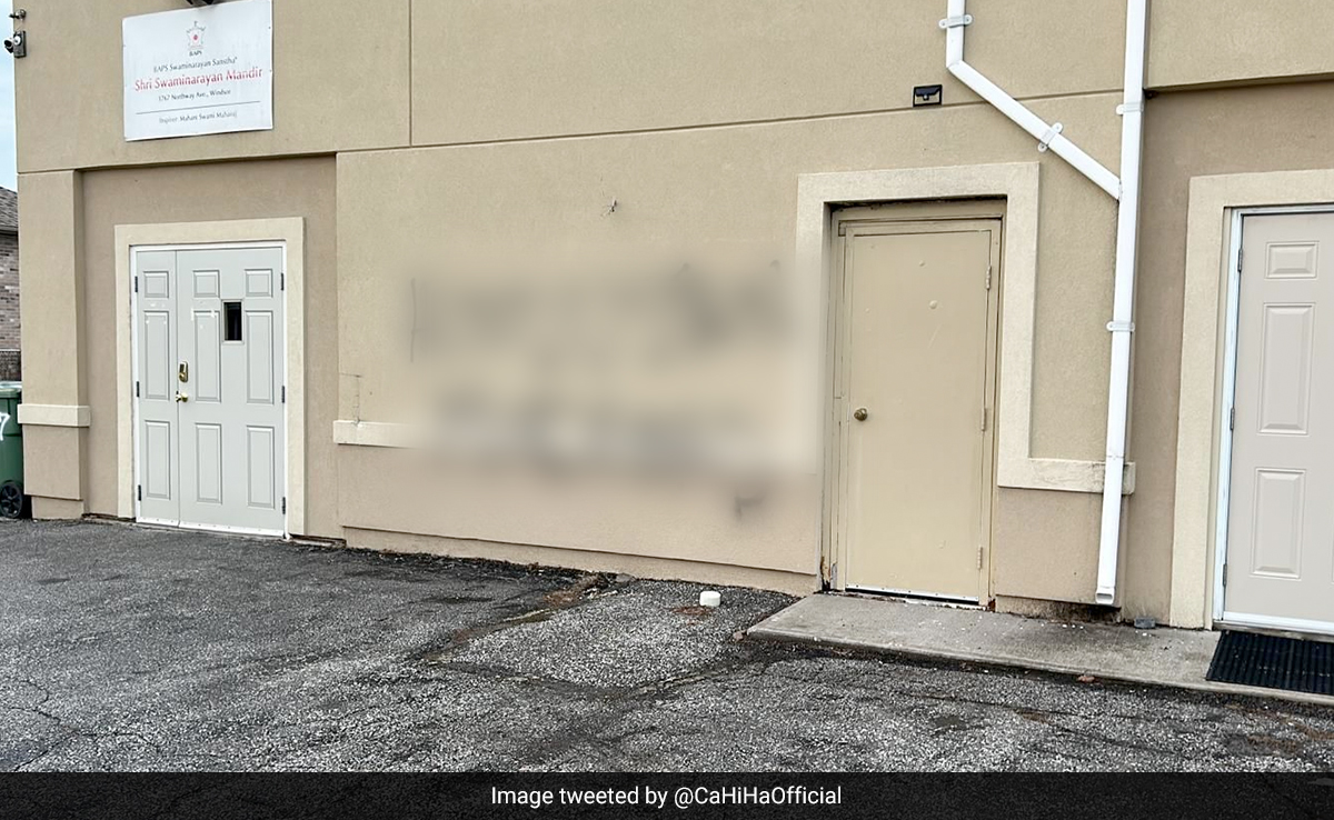 Temple Vandalised With Anti-India Graffiti In Canada, Probe Launched