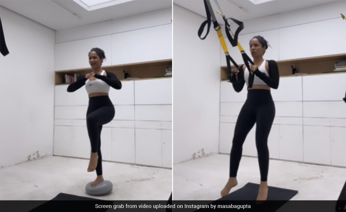 Masaba Gupta's TGIF Mood Includes These Pilates Drills