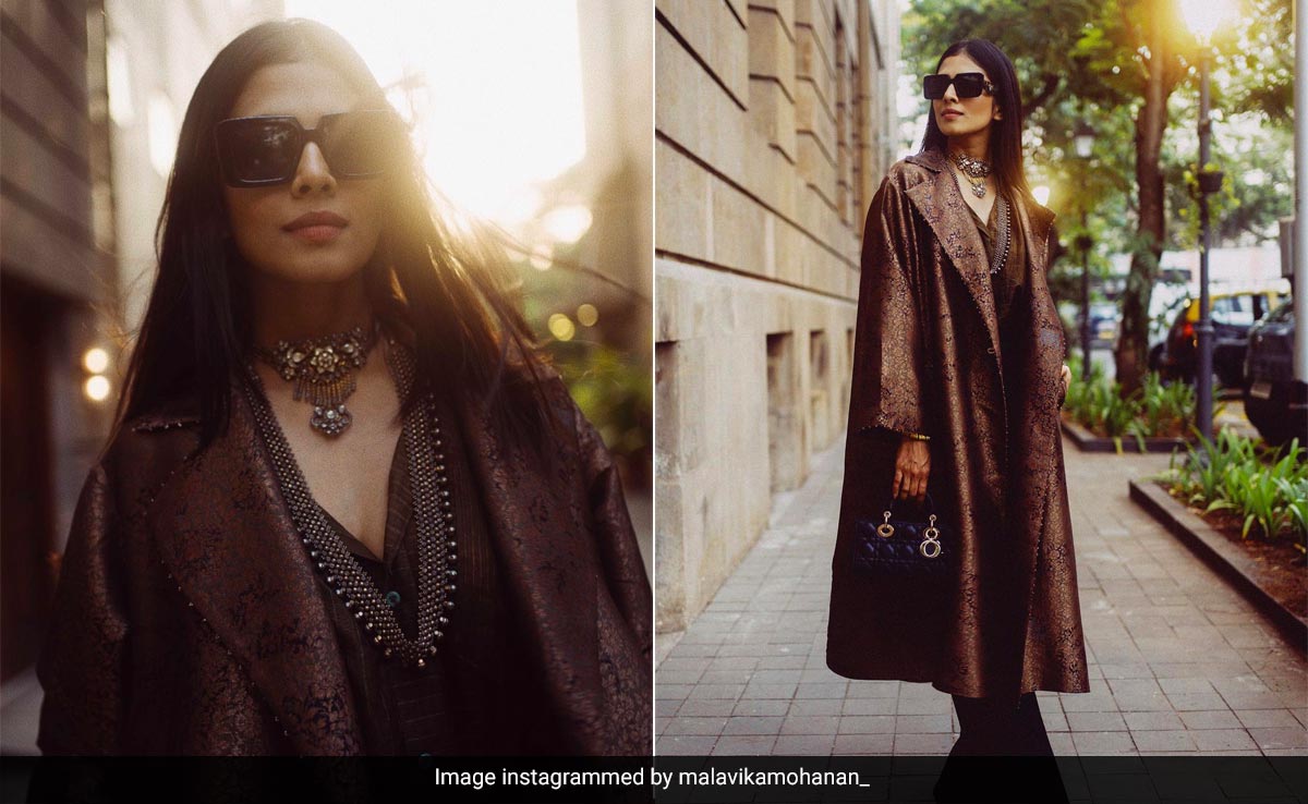 A Vintage Evening Stroll Never Looked As Good As It Does On Malavika Mohanan