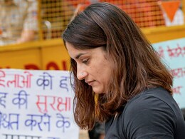 "Police Have Imposed Section 144 At Rajghat, Stopped Us From Holding Press Conference": Vinesh Phogat "Police Have Imposed Section 144 At Rajghat, Stopped Us From Holding Press Conference": Vinesh Phogat