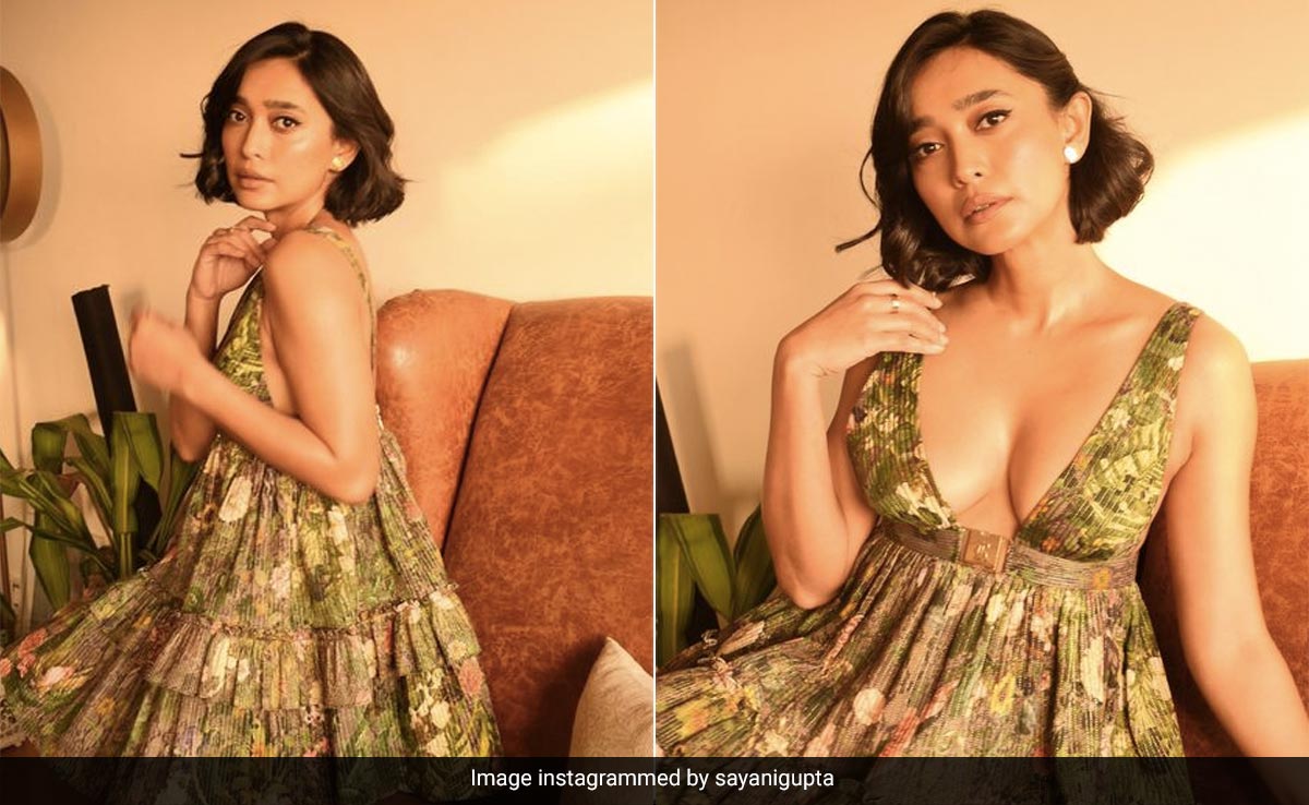 The Weather Is Sweet And Sayani Gupta's Floral Mini Dress Makes Us Move Our Dancing Feet