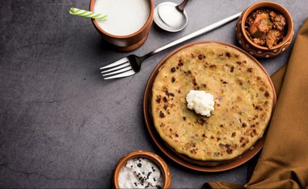 Parathas are a good source of carbs and fibre