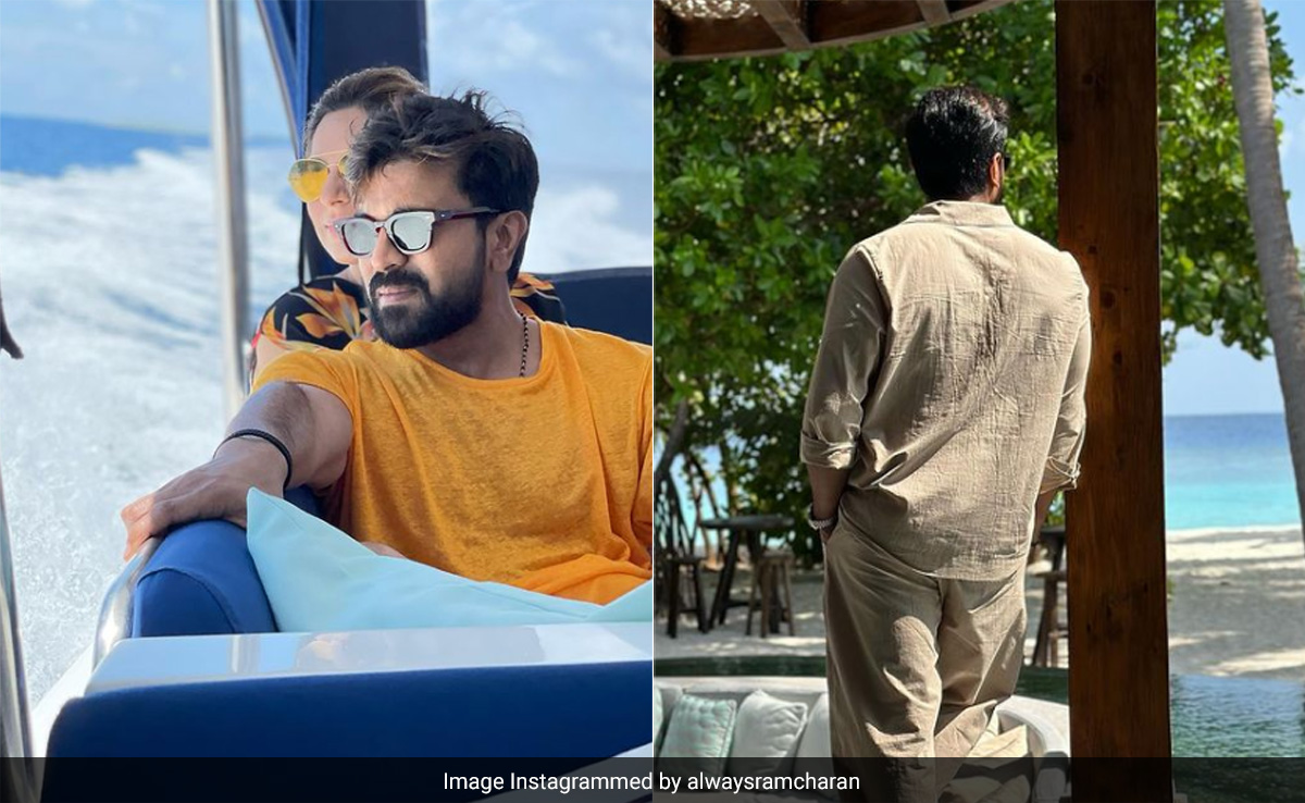 Parents-To-Be Ram Charan And Upasana Are Holidaying At A Beach Destination. See Pics