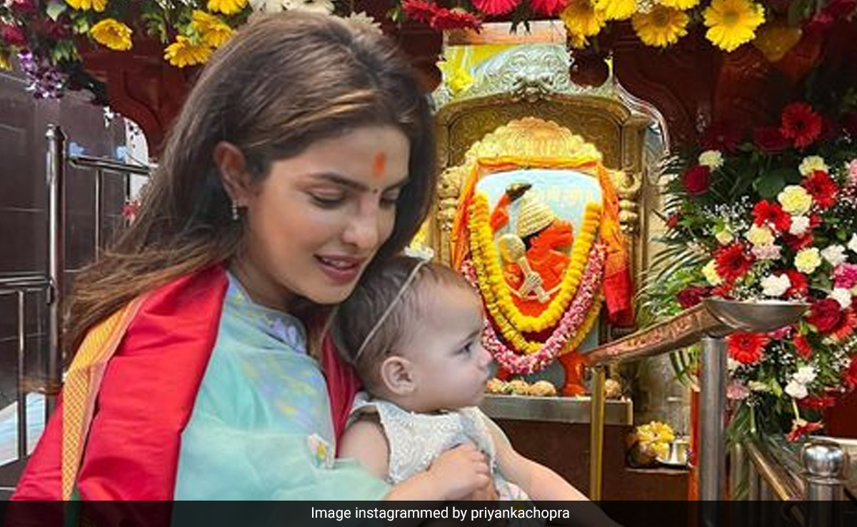 What Priyanka Chopra Wrote About Siddhivinayak Temple Visit With Daughter Malti Marie